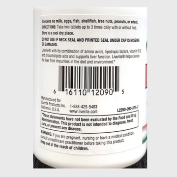 Liverite Liver Aid  Liver support supplement