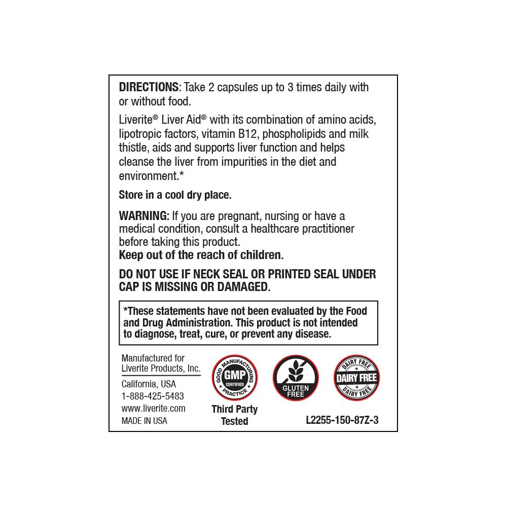 Liver Aid  + Milk Thistle