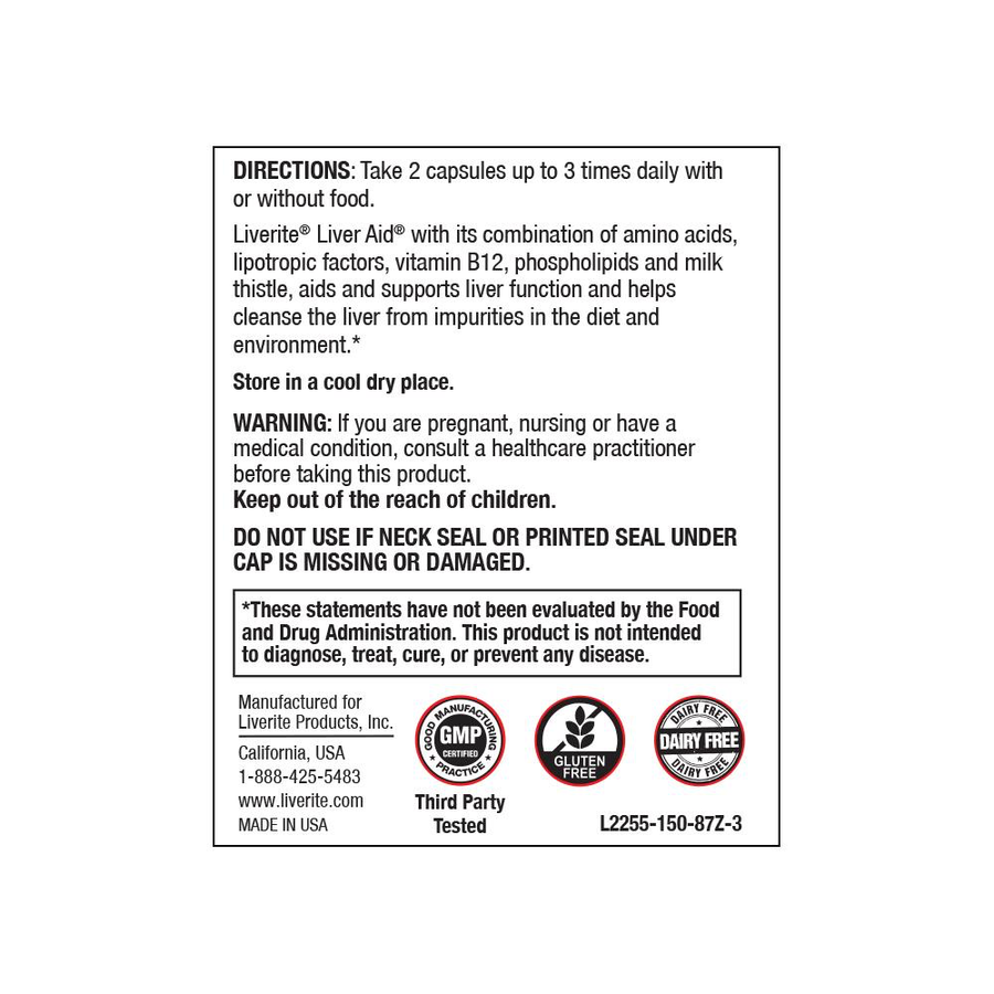 Liver Aid  + Milk Thistle